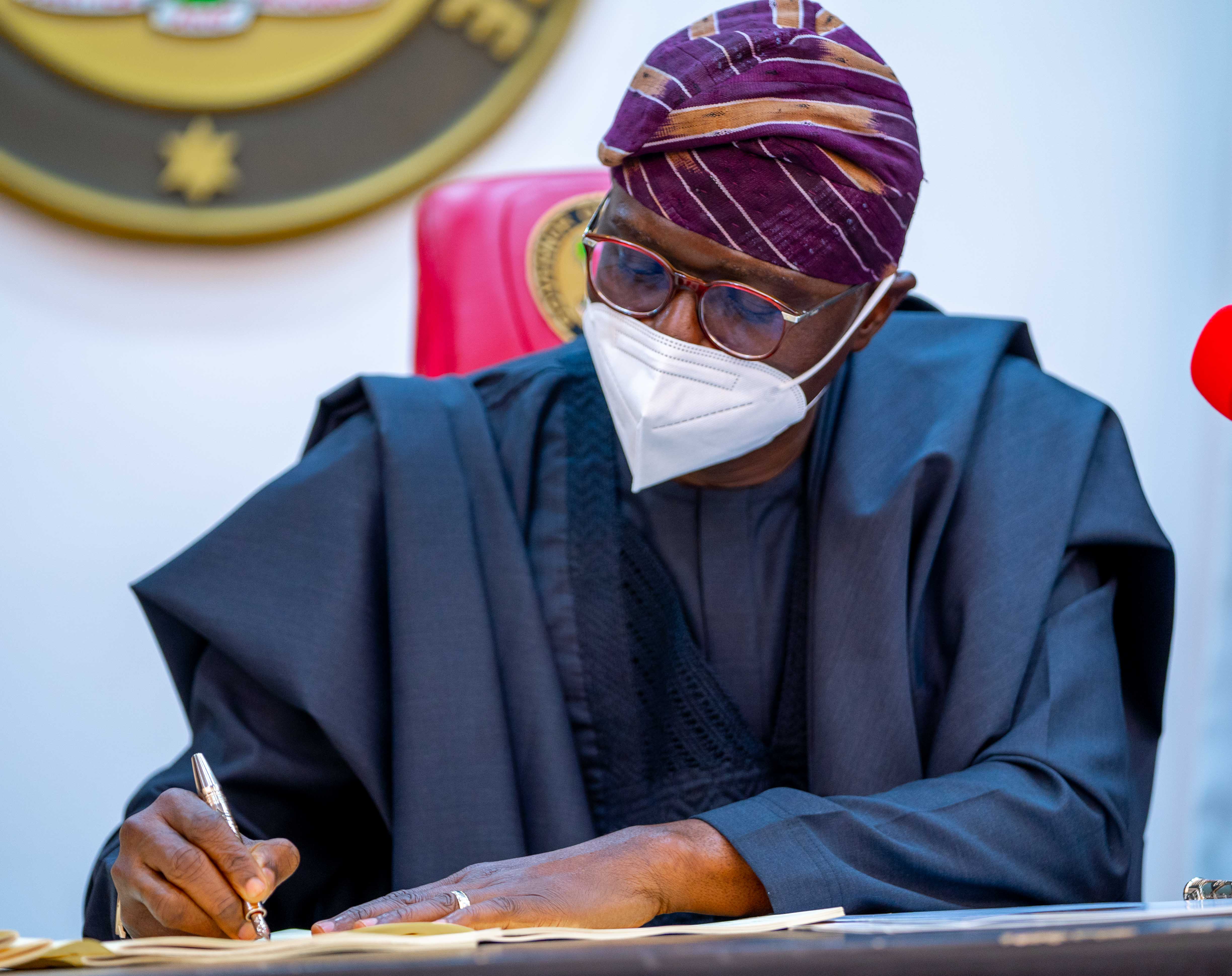 SANWO-OLU SIGNS 2022 APPROPRIATION BILL OF N1.758 TRILLION